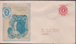 TASMANIA - Scarce 1953 Postage Stamp Centenary First Day Cover. Producer Alfil Barcelona. Very Few Of These Exist. - Lettres & Documents