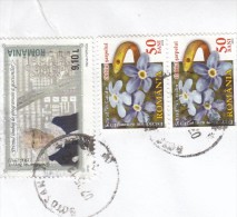 Romania 2013 -  Frammento Racc.    X L´Italia Affrancato  Con 3 Stamps - Marcophilie