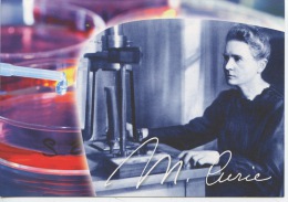 Marie Curie "Je Suis De Ceux Qui Pensent Que La Science A Une Grande Beauté" (Institut) CP Neuve - Nobelprijs