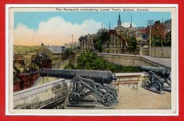 CANADA -- QUEBEC --  The Remparts Overlooking - Québec - La Cité