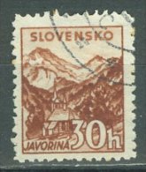 SLOVENSKO 1940: Mi 75 / YT 43, O - FREE SHIPPING ABOVE 10 EURO - Used Stamps