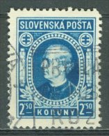 SLOVENSKO 1939: Mi 41 / YT 28, O - FREE SHIPPING ABOVE 10 EURO - Gebraucht