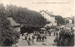 17...CHARENTE MARITIME.....FOURAS ...ARRIVEE D'UN TRAIN....LA GARE - Fouras-les-Bains