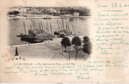 17...CHARENTE MARITIME.....LA ROCHELLE...VUE GENERALE DES PORTS...TIRAGE AVANT 1900 - La Rochelle