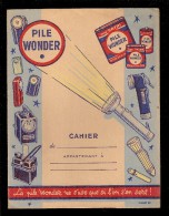 PROTÈGE CAHIER  " PILE WONDER " - Elektrizität & Gas