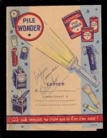 PROTÈGE CAHIER  " PILE WONDER " - Elektrizität & Gas