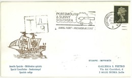 INGHILTERRA - ANNO 1938 - FDC - CON ANNULLO SPECIALE - PORTSMOUTH & SUNNY SOUTHSEA - NAVAL PORT - PREMIER RESORT - - Non Classificati