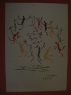 CPM ILLUSTRATEUR PICASSO -  1961 RONDE DE LA JEUNESSE - Picasso