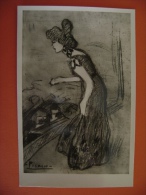 CP ILLUSTRATEUR PICASSO - MUSEO DE ARTE MODERNO -SERIE II- IVETTE GUILBERT 1900 - Picasso