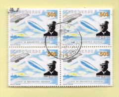 TIMBRES - STAMPS - CAPE VERDE / CAP VERT -2006- CYCLE DE L´AVIATION CIVILE - 4 TIMBRES OBLITÉRÉE - RARE - Kap Verde