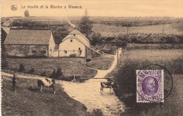 Wevercé - Le Moulin Et La Warche à Wevercé  Carte Animée Avec Personnage Et Vache - Butgenbach - Buetgenbach