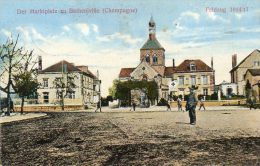 CPA - BETHENIVILLE (51) - Aspect De La Place Du Marché En 1917 - Bétheniville