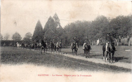 17...CHARENTE MARITIME....SAINTES.....LE HARAS....DEPART POUR LA PROMENADE - Saintes