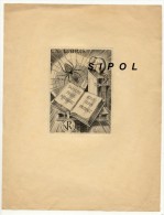 Ex Libris De Paul Weber 1898/1976 Juriste Ecrivain Historien (  Luxembourg -Ville)18 X 23 Cm BE - Bookplates