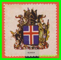 ISLANDIA   VIÑETA DEL ESCUDO - Gebraucht