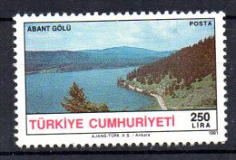 TURQUIE - TURKEY - LAC DE ABANT - Lira 250 - 1991 - - Neufs