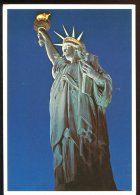 CPM Neuve Etats-Unis NEW YORK La Statue De La Liberté La Nuit - Ellis Island