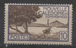 NEW CALEDONIA 1928 Pointe Des Paletuviers -10c. - Brown And Lilac MH - Neufs