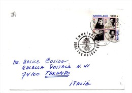 Fb257 - OLANDA 1990 , Lettera  Per L' Italia - Covers & Documents