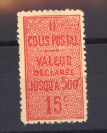 04241  -   France  -  Colis Postaux  :   Yv  30   * - Mint/Hinged