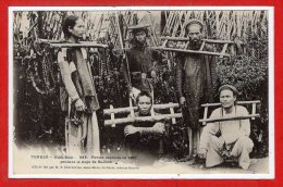 ASIE  - VIËT-NAM --  TONKIN - NINH-BINH  - Pirate Capturés En 1887 - Pendant Le Siegeb De Ba - Dinh - Viêt-Nam