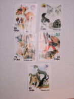 CUBA     2001   LOT# 60  CATS & DOGS - Ongebruikt