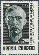 BRAZIL # 845 -  CENTENARY OF BIRTH OF THE EXPLORER JOAQUIM E. GOMES DA SILVA  -  1957 - Unused Stamps
