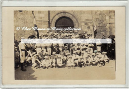 SAINT GEORGES DE DIDONNE - SOCIETE DE GYMNASTIQUE L AVENIR ST GEORGEAIS ET SA FANFARE AINSI QUE ST PIERRE - CARTE PHOTO - Saint-Georges-de-Didonne