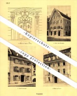 Photographien / Ansichten , 1928 , Frauenfeld , Haus Zur Palme , Bernerhaus , Prospekt , Architektur , Fotos !!! - Frauenfeld