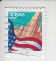 Verenigde Staten(United States) Rolzegel Met Plaatnummer Michel-nr 3091 BEul Plaatnummer V1112 - Ruedecillas (Números De Placas)