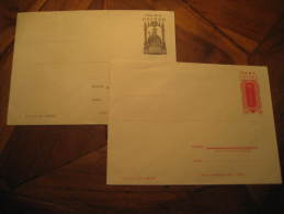1964 2 Postal Stationery Cover Poland - Stamped Stationery
