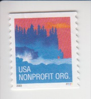 Verenigde Staten(United States) Rolzegel Met Plaatnummer Michel-nr 3651 II X BG II Plaatnummer 7777 - Rollenmarken (Plattennummern)