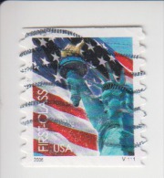 Verenigde Staten(United States) Rolzegel Met Plaatnummer Michel-nr  4016 BO Plaatnummer V1111 - Coils (Plate Numbers)