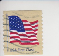Verenigde Staten(United States) Rolzegel Met Plaatnummer Michel-nr  4204 BG Plaatnummer P1111 - Ruedecillas (Números De Placas)