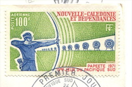 Nouvelle Calédonie 1971 - Poste Aérienne YT 123 (o) Sur Fragment - Usati