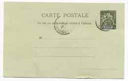 Entier Postal Au Type SAGE Surcharge GUINEE FRANCAISE / Carte Postale 10c - Brieven En Documenten