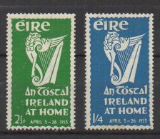 P805.-. IRELAND / IRLANDA. 1953. SC #: 147-148 . MVLH - IRELAND`S NATIONAL FESTIVAL " AN TOSLAL"  .CAT VAL :US$ 29.00 - Neufs