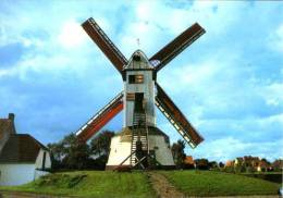 GISTEL (W.Vl.) - Molen/moulin - Historische Opname (1987) Van De Oostmolen, Kort Na De Restauratie In Werking - Gistel