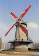 MENEN (W.Vl.) - Molen/moulin - Gerestaureerde Molen De Goede Hoop, Opgezeild En In Werking - Menen