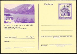 Austria/Autriche: Intero, Stationery, Entier, Località Turistca, Station Touristique, Tourist Resort, Lago, Lac, Lake - Geographie