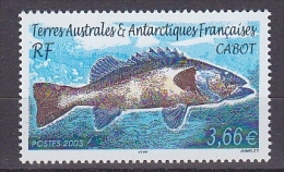 TAAF 2003 Fish / Cabot 1v ** Mnh (27321) - Unused Stamps