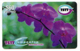 TRINIDAD & TOBAGO CARAIBES MV Cards T&T-P8 60$ CODE E/002 ORCHIDEE - Trinidad En Tobago