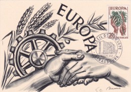 France N°1122 - Carte Maximum - Europa - 1950-1959