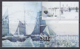 Ireland 2004 Ernest Shackleton M/s ** Mnh (F5063) - Blocks & Kleinbögen