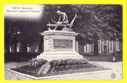 * Gembloux (Namur - Namen - La Wallonie) * (G. Hermans, Nr 2072) Monument Lejeune Et Fouquet, Statue, Rare, Old - Gembloux