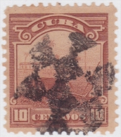 1905-86 CUBA REPUBLICA. 1905. Ed.179. 10c CAMPO ARADO. FANCY CANCEL UNCATALOGUED. - Gebraucht