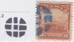 1905-87 CUBA REPUBLICA. 1905. Ed.179. 10c CAMPO ARADO. FANCY CANCEL. - Used Stamps