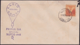 1944-CE-6 CUBA 1944. SPECIAL CANCEL. RADIO SONDA. SEPT 8 1944. - Lettres & Documents