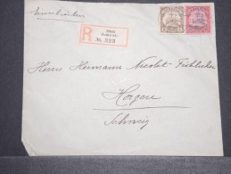 CAMEROUN ALLEMAND - Env Recommandée (archives) De Duala Pour La Suisse (Horgen) - 1912 - Pas Courant - A Voir - P16883 - Kolonie: Kamerun