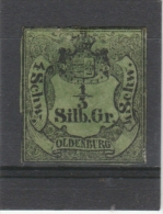 Allemagne -grand Duché-  D'Oldenbourg _ Armoireries N°1 (1852 ) - Oldenburg